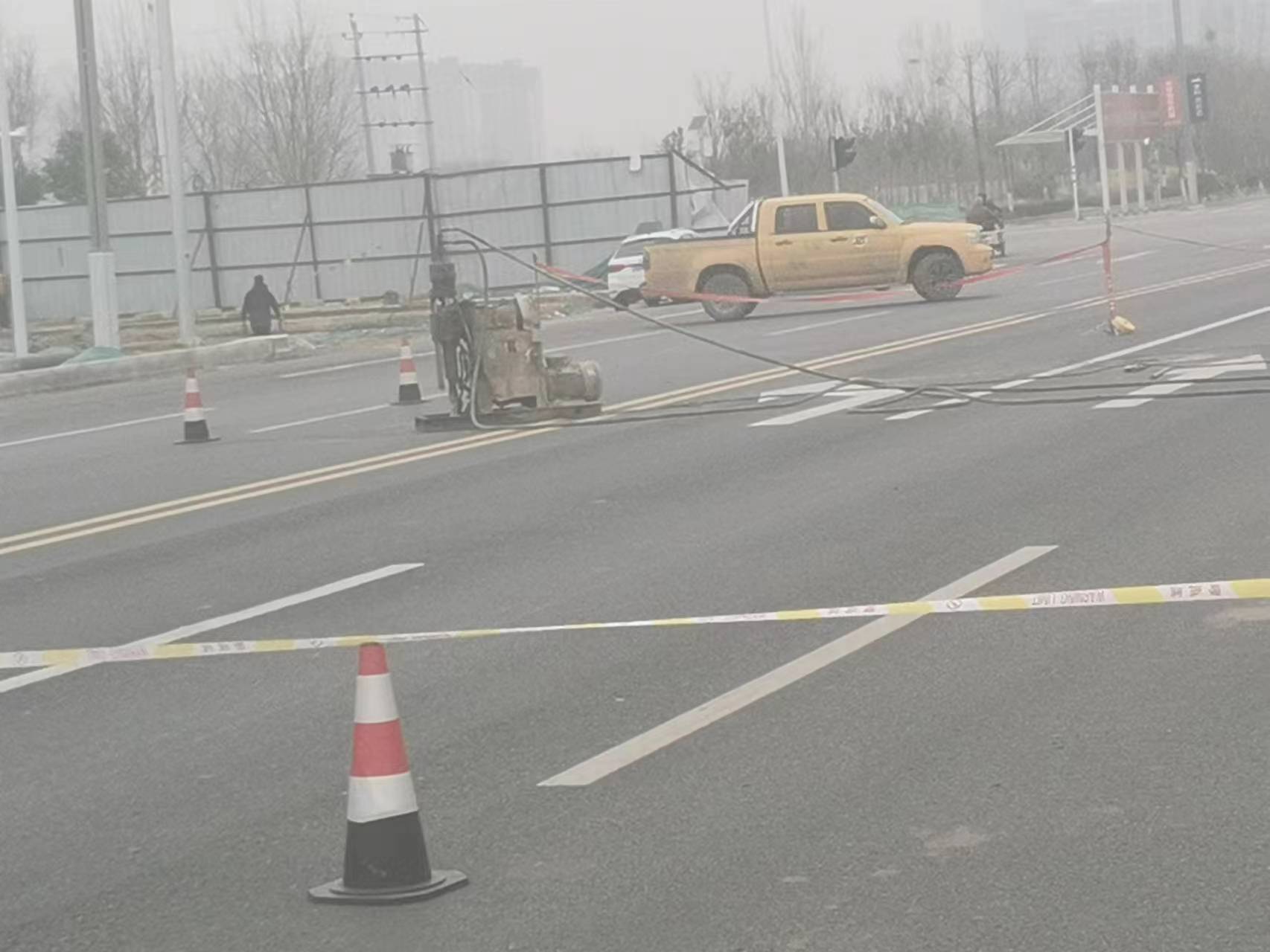 海城公路路基沉陷注浆